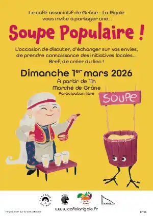soupe populaire café associatif la rigole grane